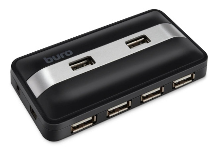 USB_Хаб 7xUSB_2.0 Buro BU-HUB7-U2.0 черный