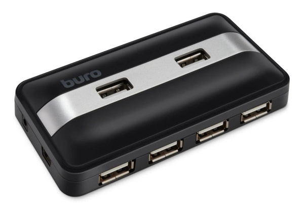 USB_Хаб 7xUSB_2.0 Buro BU-HUB7-U2.0 черный
