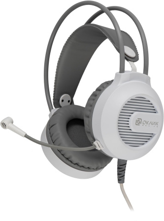 Игровая гарнитура Оклик HS-L300G полноразмерные, кабель 2.2м, White