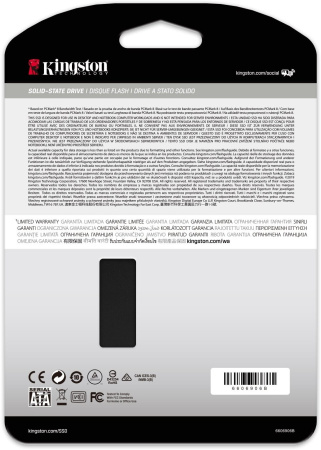 SSD-накопитель 512Гб Kingston KC600 [SKC600/512G](TLC,550/520 Мб/с)