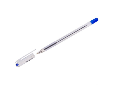 Ручка шариковая MunHwa "Option" синяя, 0,7мм OP07-02