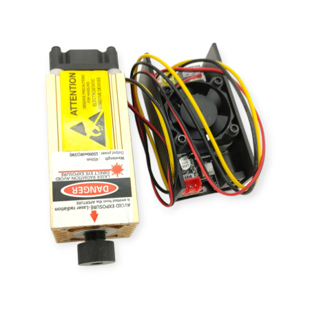 Лазер для ЧПУ (CNC) 12в, 450нм, 15вт