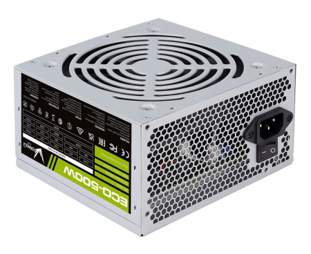 Блок питания 500Вт Formula (Aerocool) ECO-500W (120мм,1PCI-E,2SATA)