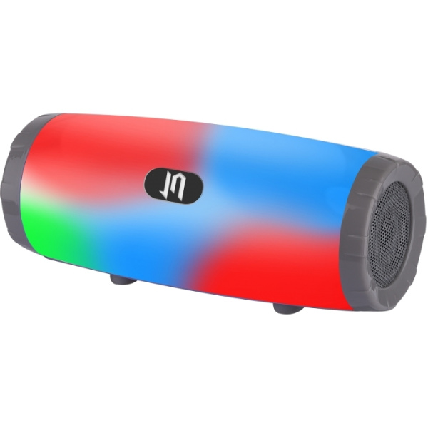 Портативная колонка Jet.A PBS-45 Bluetooth 2x5Вт 1200mAh LED подсветка Серый