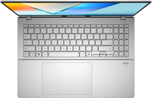 Ноутбук Asus VivoBook S16 S3607VA-RP105 Core 5 210H 16Gb SSD512Gb Intel Graphics 16" IPS WUXGA (1920x1200) без ОС silver WiFi BT Cam (90NB1671-M007R0)