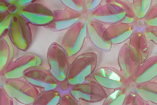 Пайетки "Zlatka" ZF-04 россыпью 13 мм 13 мм 1 х 10 г №097 св. фиолетовый