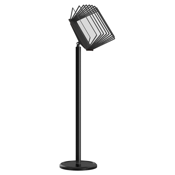 Демосистема OfficeSpace напольная, 10 панелей, черная (367784)