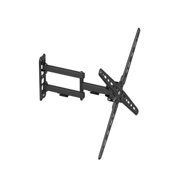 Кронштейн ITECHmount LCDN743 черный настенный,для тв,13-55",до 25кг,от стены 67-367мм,с функцией наклона ＋5°～-15°,поворота 90° вправо / 90° влево,вращ