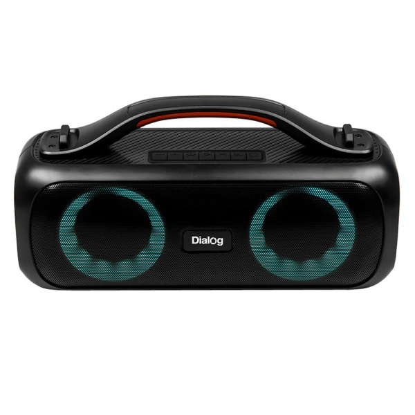 Портативная колонка Dialog AP-20 Bluetooth, 25Вт вход FM+USB, Черный