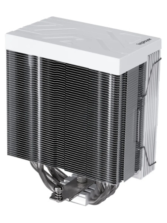 Кулер S115х/1200/1700/1851/AMx 1STPLAYER FROST BITE FB12-4 White (210W/120mm/800-2300rpm/без подсветки/4 тепловые трубки/белый)[FB12-4-WH]