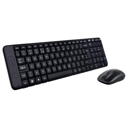 Беспроводной комплект Logitech MK220 (920-003169) радиус действия до 10м, Black