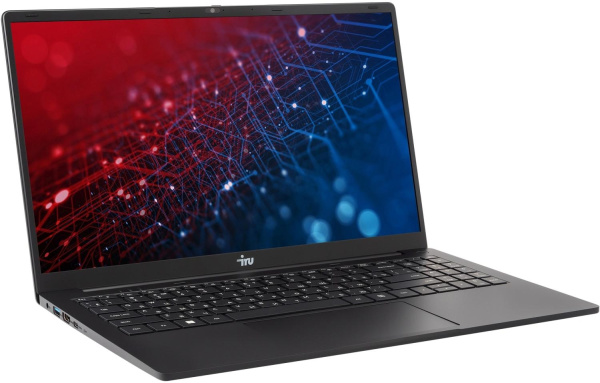 Ноутбук IRU Strato 15ALID4 Core i5 13420H 16Gb SSD512Gb Intel UHD Graphics 15.6" IPS FHD (1920x1080) Windows 11 Pro black WiFi BT Cam 6000mAh (2168028)
