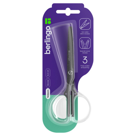 Ножницы 16,2см. Berlingo "Glacier" (DNn_16235)