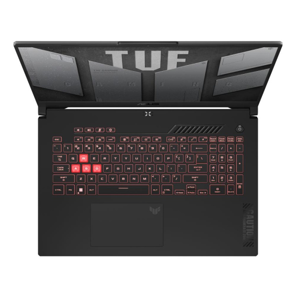 Ноутбук ASUS TUF Gaming A17 FA707NUG AMD Ryzen 7 7445HS/16Gb (D5)/SSD512Gb/RTX4050 6Gb (115W)/17.3"/IPS/FHD/1920x1080/144Hz/NoOS/RJ-45/Mecha Gray/2.6kg