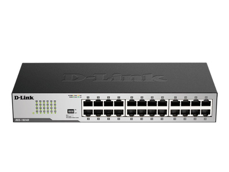 Коммутатор D-Link DGS-1024D 24-ports 10\100\1000_Mbps Base-T Коммутатор D-Link DGS-1024D 24-ports 10\100\1000_Mbps Base-T