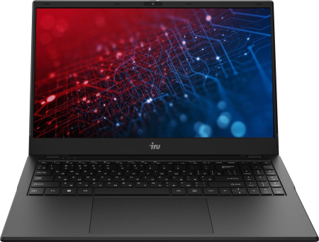Ноутбук IRU Planio 15ING N-series N100 16Gb SSD512Gb Intel UHD Graphics 15.6" IPS FHD (1920x1080) FreeDOS black WiFi BT Cam 6000mAh (2140844)
