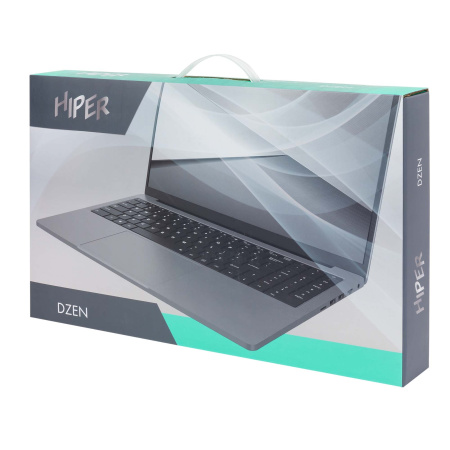 Ноутбук Hiper 15.6" DZEN Intel i5-1135G7/8Gb/256SSD/VGA int/noOS/IPS/FHD/Silver/H1569O582DMP