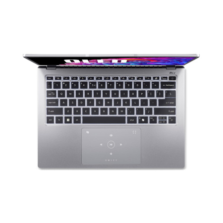 Ноутбук Acer Swift Go 14 SFG14-73-56KL Intel Core Ultra 5 125H/16Gb (soldered D5)/SSD512Gb/UMA/14"/OLED/WQXGA+/2880x1800/90Hz/NoOS/Silver/1.25kg
