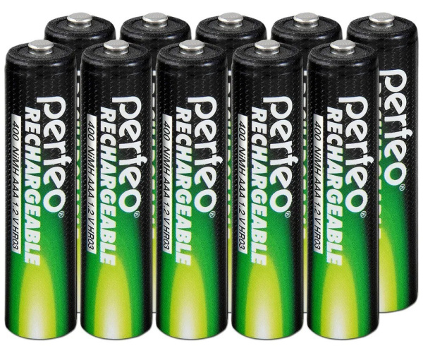 Аккумулятор Ni-MH AAA Perfeo 400mAh/1.2в  упак 2шт.