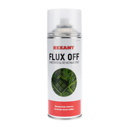 Аэрозоль Rexant Flux OFF, 400мл, очиститель печатных плат