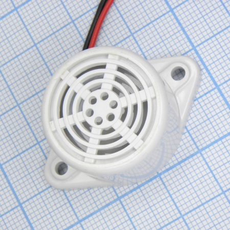 излучатель(зуммер) электромагнитный 12в, 23мА, 400гц, 70дБ, генератор, East EMX-6B12L