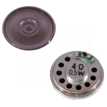 Динамик круглый,  d30мм, 4ом, 0.5вт, S1803