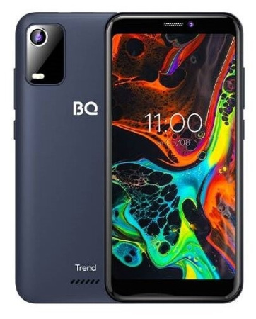 Смартфон BQ BQ-5560L Trend 1Гб 8Гб Dark Blue 5.45", IPS, 1440*720, 4*1.4ГГц, 5Мп, 2МП, 4G, 2500мАч, 