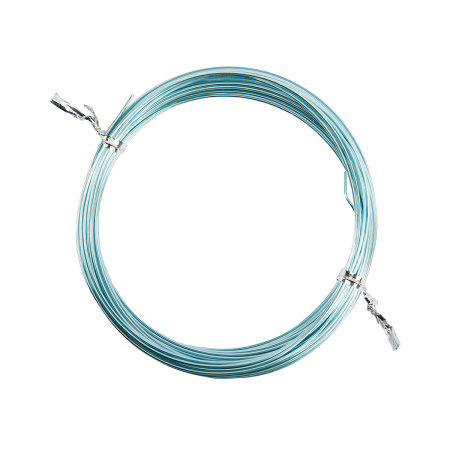 Проволока для плетения алюминий "Промысел" MM-002 d 1 мм 10 м ± 0.5 м №24 небесный