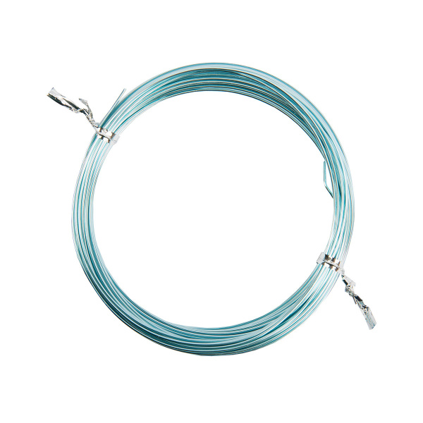 Проволока для плетения алюминий "Промысел" MM-002 d 1 мм 10 м ± 0.5 м №24 небесный