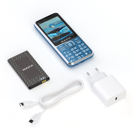 Сотовый Maxvi P21i Marengo 2sim/2.8"/320*240/microSD/0.3МП/Bt/2500мАч/моноблок