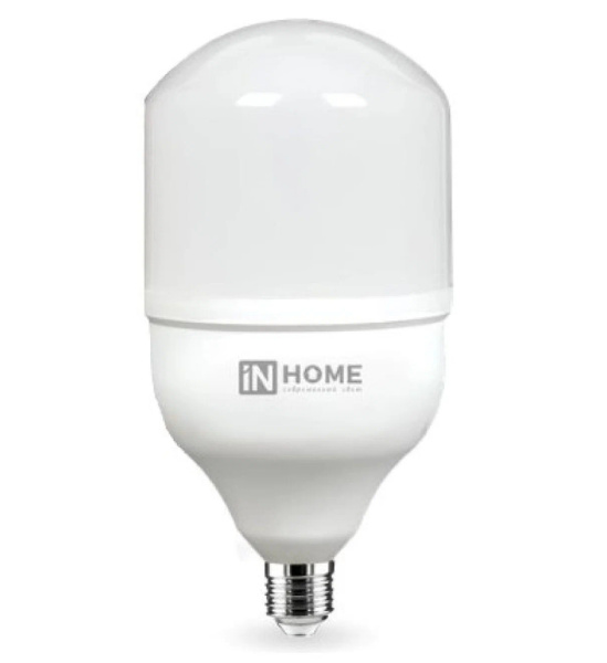 Лампа светодиодная E27 60Вт 6500K 5700лм с адаптером E40 IN Home 4690612031132