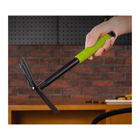 Мотыжка садовая 30см, Deli DL580814, двухсторонняя, противоскользящая рукоять