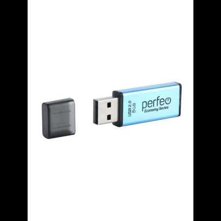 Флеш-накопитель USB2.0 8Gb Perfeo E03 (PF-E03N008ES) синий