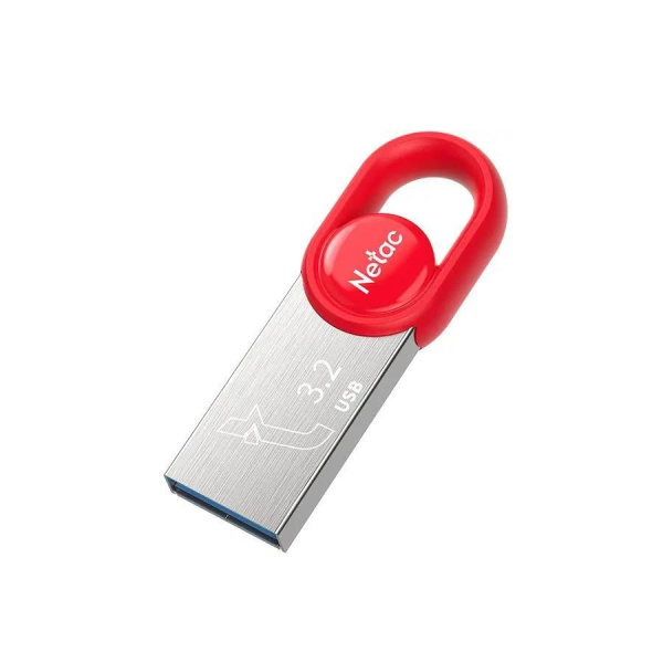 Флеш-накопитель USB3.0 64Gb Netac UM2 (NT03UM2N-064G-32RE) красно-серебристый