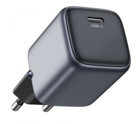 Зарядное_устройство - Type C UGREEN CD318 (90664) Nexode Mini 20W USB-C PD GaN Fast Charger серый