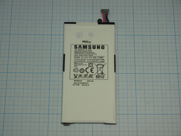 АКБ Samsung SP4960C3A (P1000) 3,7v 4000mAh