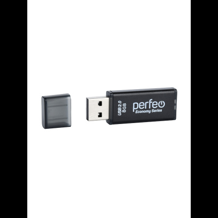 Флеш-накопитель USB2.0 8Gb Perfeo E03 (PF-E03B008ES) черный