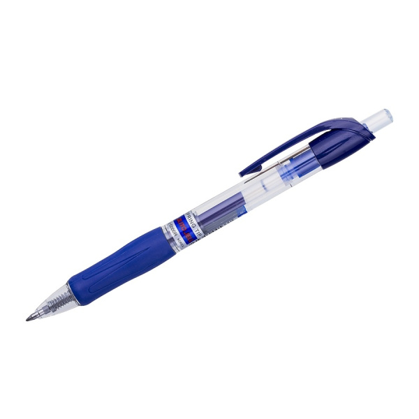 Ручка гелевая CROWN "CEO Jell" 0,7мм., автоматическая, синяя (AJ-5000R)