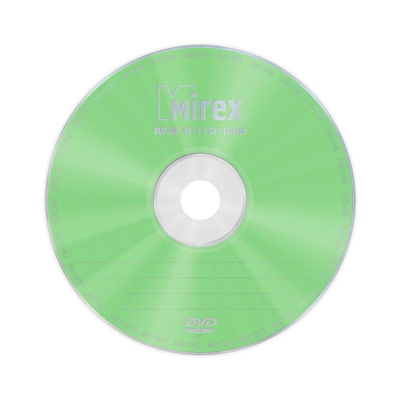 Диск DVD-RW _25шт Mirex 4.7Gb 4x Cake_box UL130032A4M