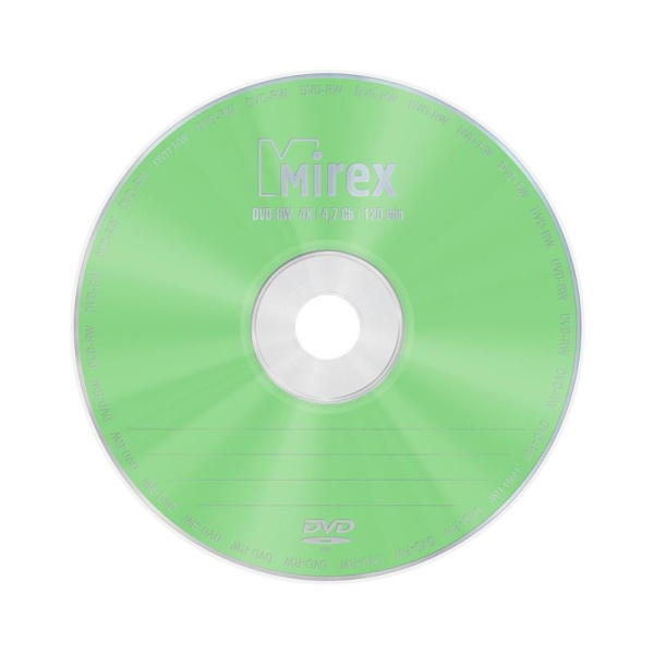 Диск DVD-RW _25шт Mirex 4.7Gb 4x Cake_box UL130032A4M