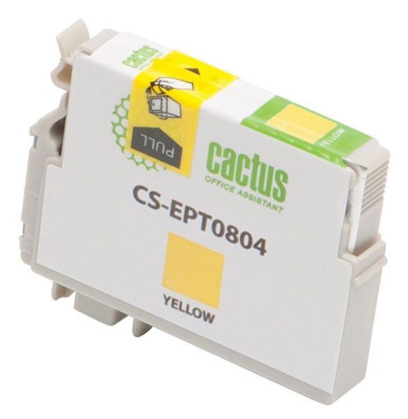 Картридж_струйный Cactus CS-EPT0804 для Epson Stylus Photo P50 Yellow