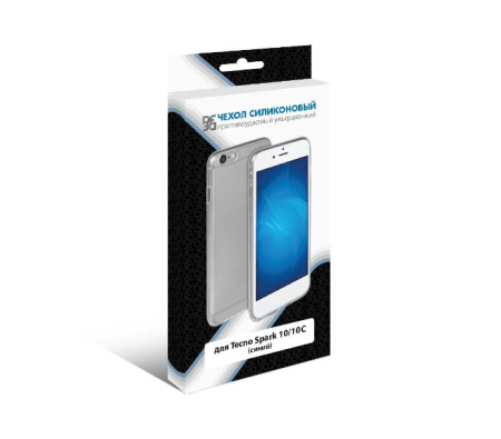 Чехол силиконовый для Tecno Spark 10/10C DF tCase-19 (blue)