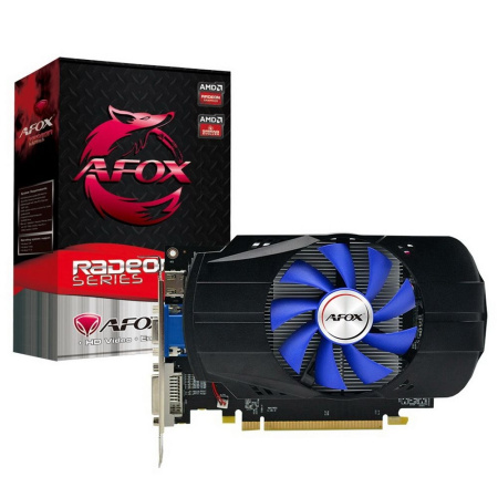 Видеокарта Radeon R7 350 Afox 2Гб GDDR5,128bit,VGA,DVI,HDMI (R7350-2048D5H4-V3) ret