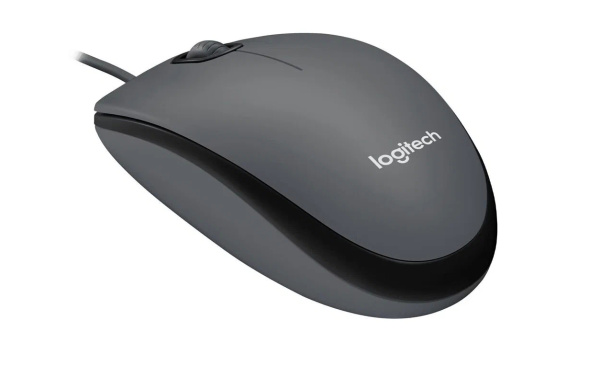 Мышь USB Logitech M90 (910-001793) оптическая, 1000dpi, кабель 1.8м, Grey