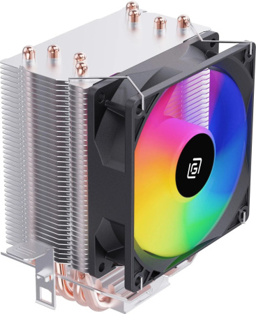 Кулер для процессора Oklick [OG-CPC130FRGB-1] [основание - алюминий\медь, 2000 об/мин, 23 дБ, 3 pin, 130 Вт]