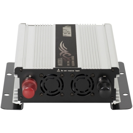 Автоинвертор Mystery MAC-1000 1000Вт, 12В, крокодилы, порт USB