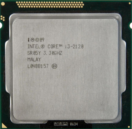 Процессор 1155 Intel Core i3-2120 (2ядра/4потока*3,3ГГц,HD2000,65Вт) oem CH