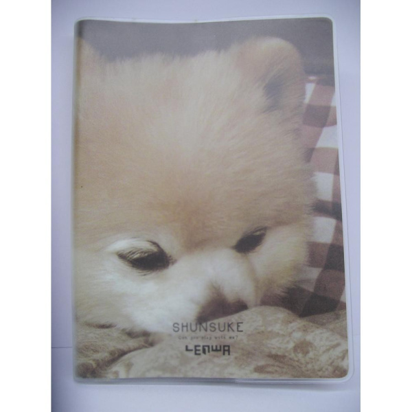 Блокнот LENWA А6, 64 листа в ПВХ обложке "Мопс" JTA63440-1551C