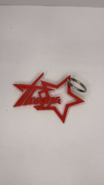 Брелок Победа красный 2м