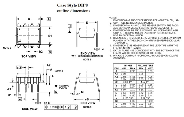 микросхема PIC12F675-I/P, DIP8